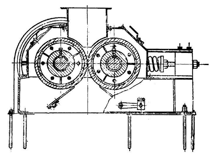 辊式破碎机结构图 辊式破碎机结构图