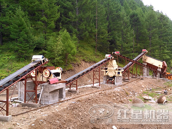 VSI离心冲击制砂机生产现场 VSI离心冲击制砂机生产现场