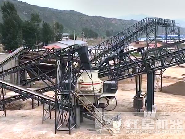 HVI新型冲击式制砂机生产现场 HVI新型冲击式制砂机生产现场