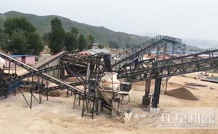 大型制砂生产线现场 大型制砂生产线现场
