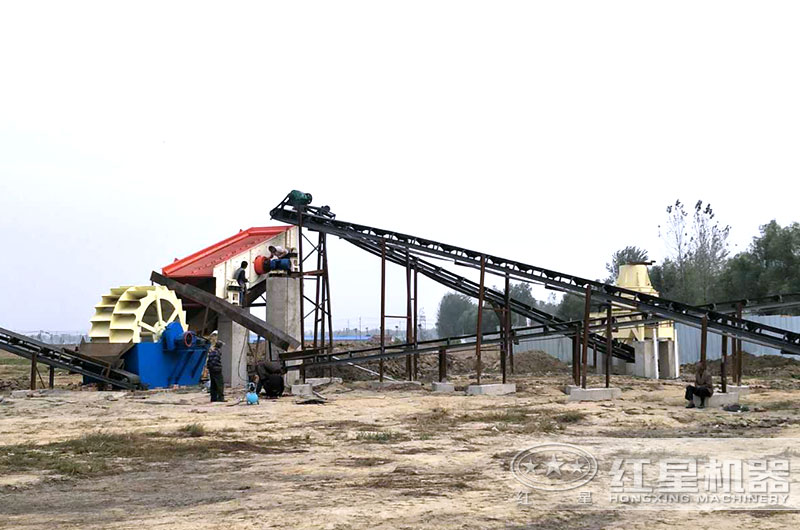 小型HX制砂机工作现场 小型HX制砂机工作现场